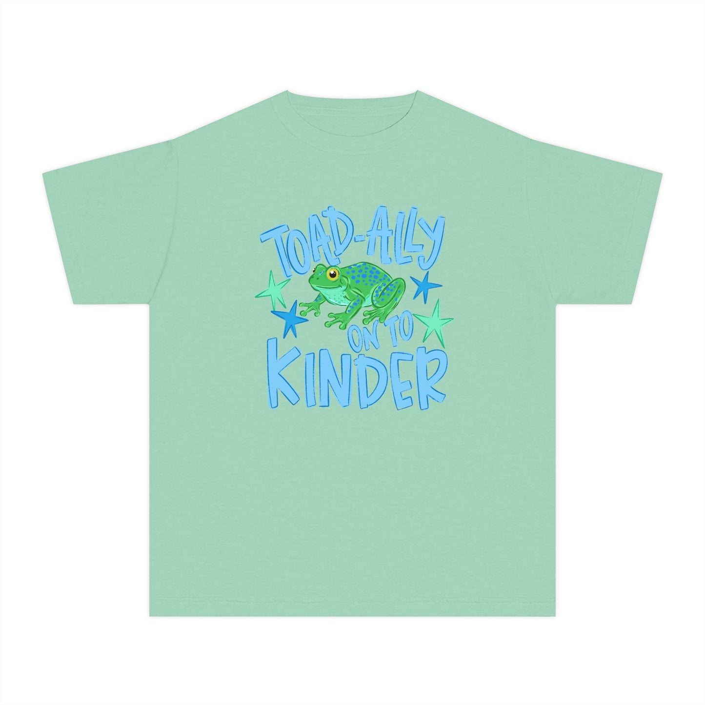 Toad-ally Onto Kinder CC Youth Tee - Blue