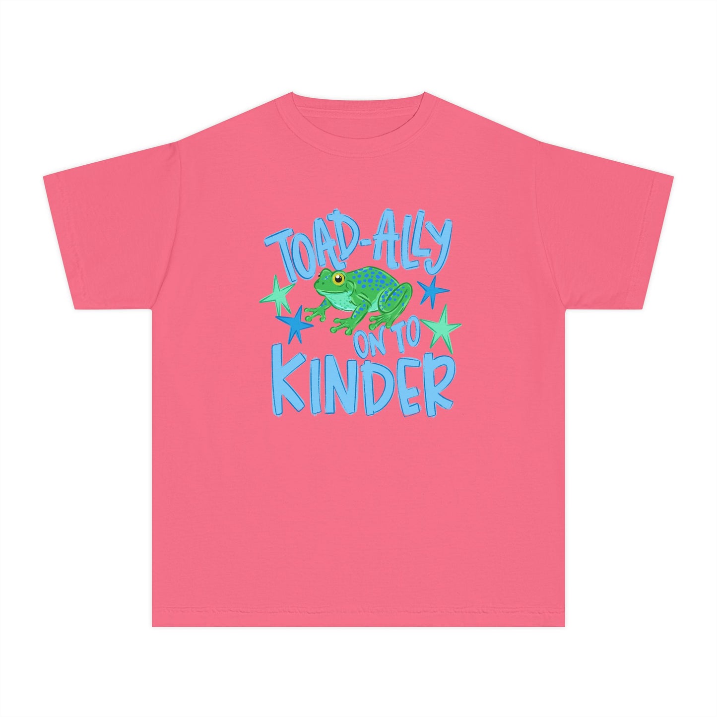 Toad-ally Onto Kinder CC Youth Tee - Blue