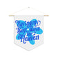 Saving My Best Days for Heaven Pennant - Inspirational Religious Wall Banner