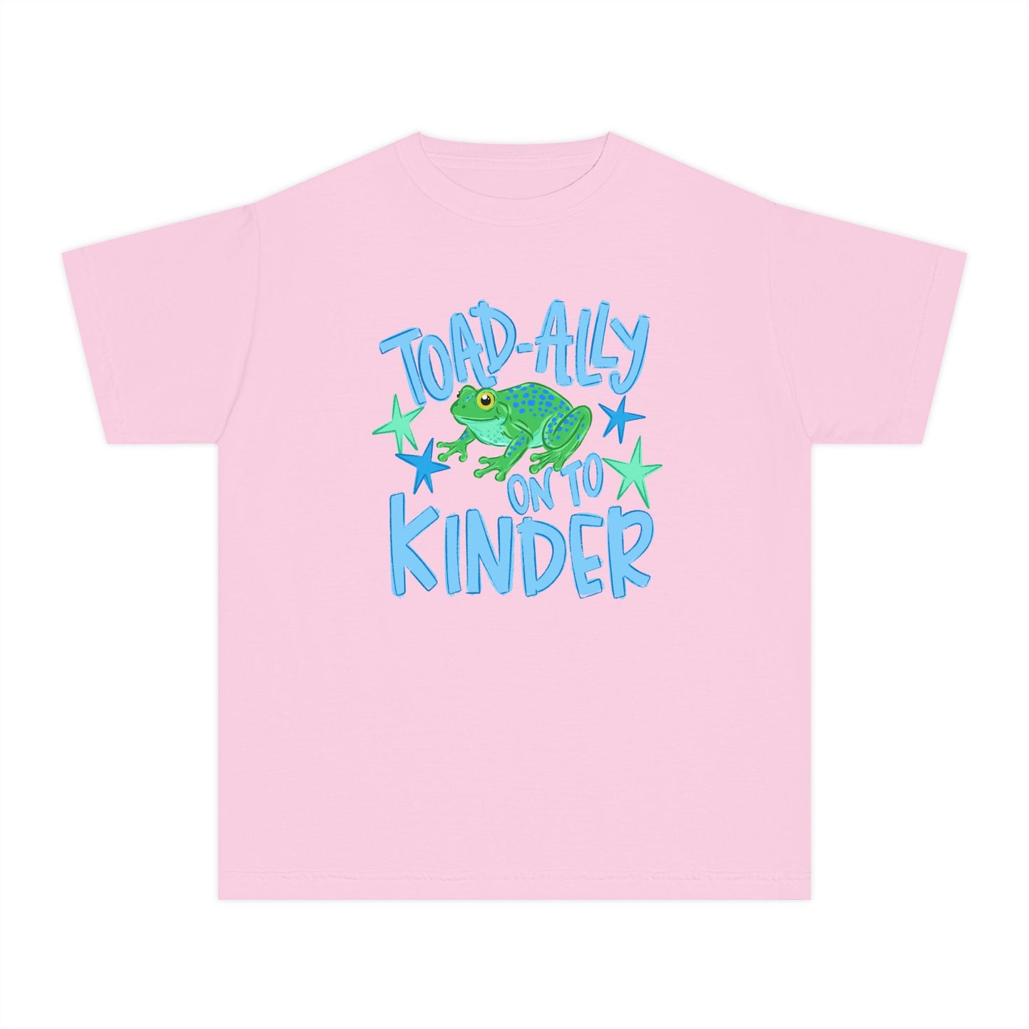 Toad-ally Onto Kinder CC Youth Tee - Blue
