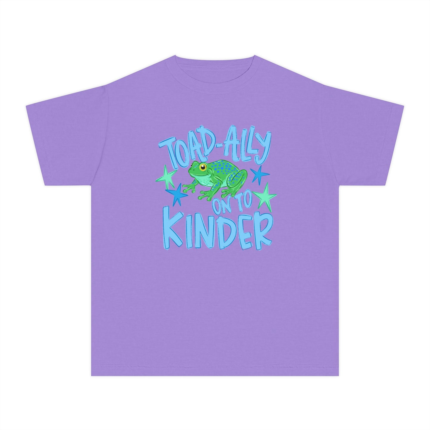Toad-ally Onto Kinder CC Youth Tee - Blue