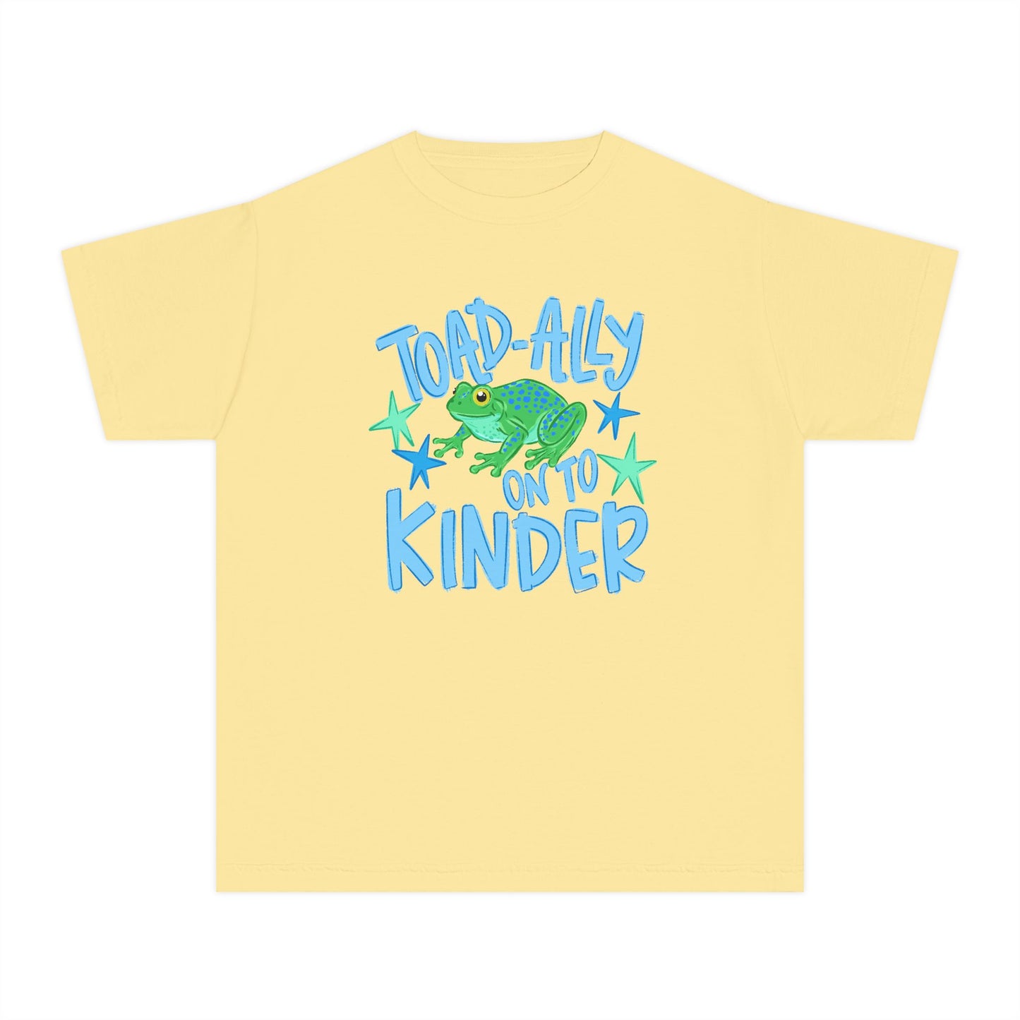 Toad-ally Onto Kinder CC Youth Tee - Blue